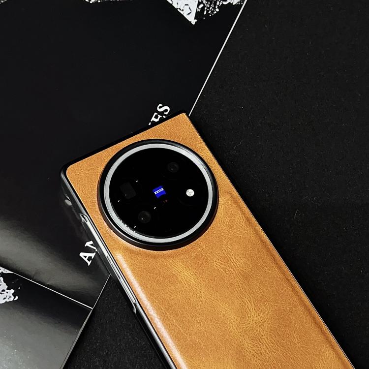 For vivo X Fold5 Crazy Horse Texture PU Phone Case