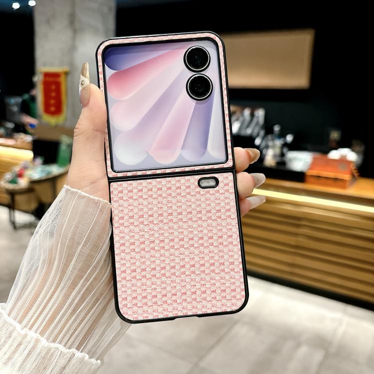 For Honor Magic V Flip Fantasy Weave Pattern Protective Phone Case