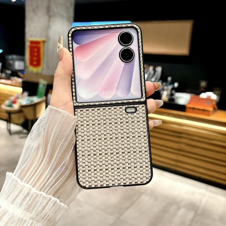For Honor Magic V Flip Fantasy Weave Pattern Protective Phone Case