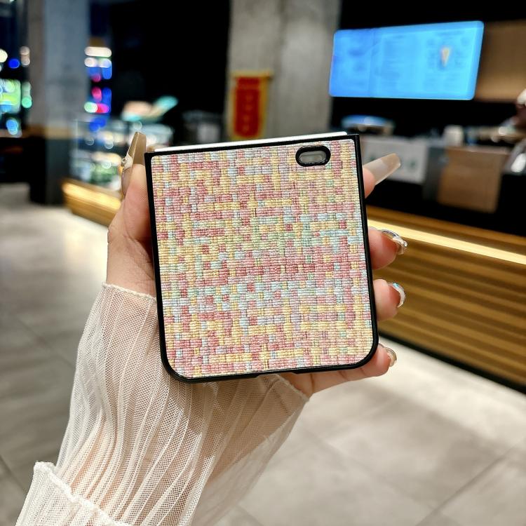 For Honor Magic V Flip Fantasy Weave Pattern Protective Phone Case