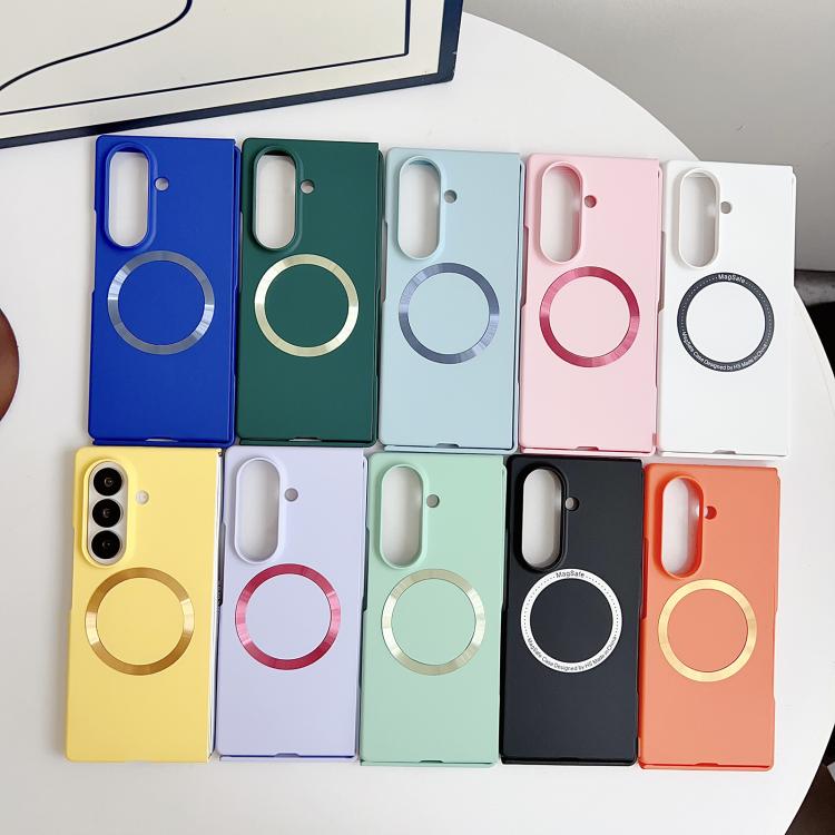 For Samsung Galaxy Z Fold7 5G Integrated Skin Feel Magsafe Magnetic Shockproof PC Phone Case