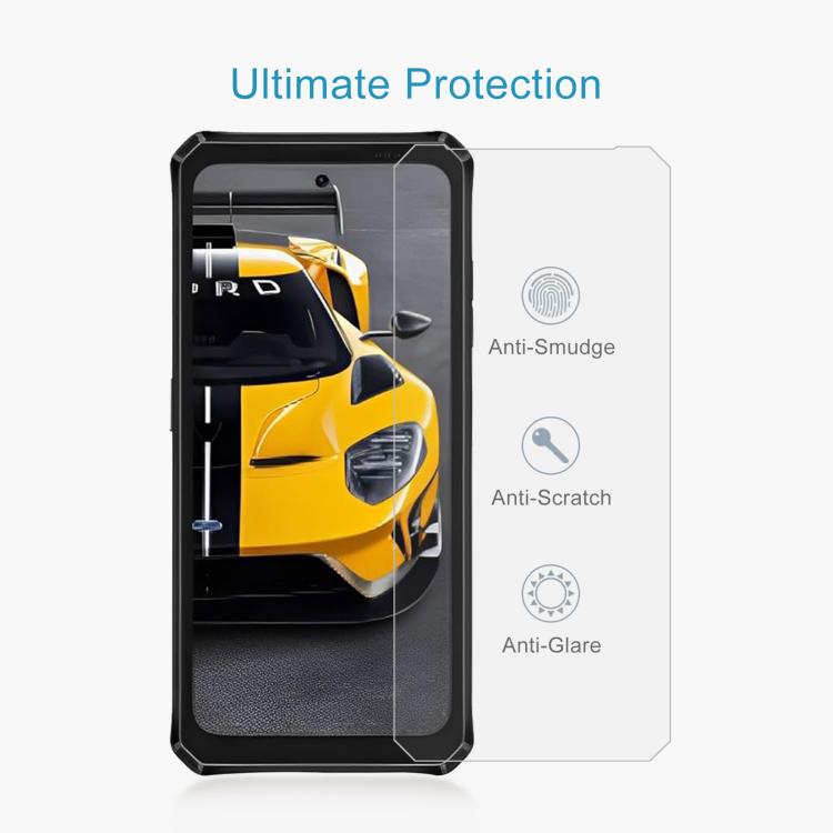 For Fossibot F114 50pcs 0.3mm High Aluminum Tempered Glass Film