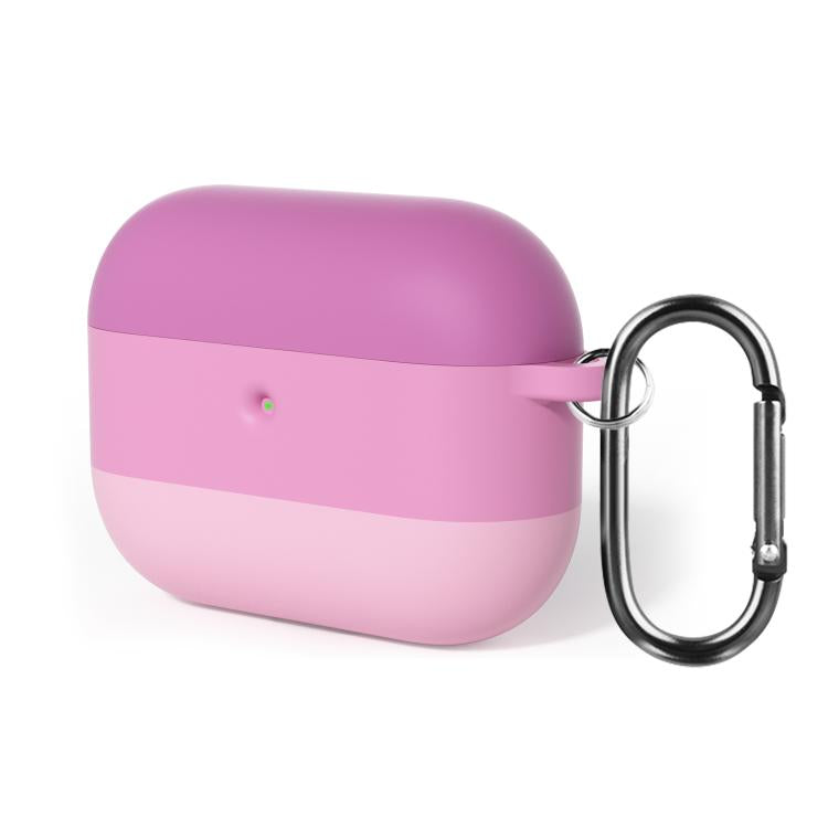 For AirPods Pro 3 2.3mm Gradient Three-color Silicone Earphone Protective Case with Hook