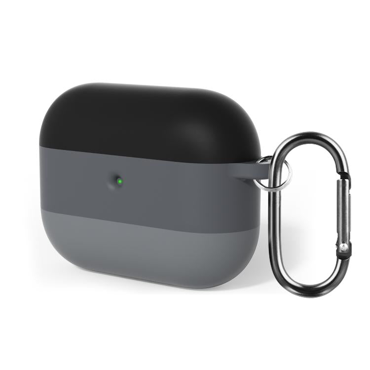 For AirPods Pro 3 2.3mm Gradient Three-color Silicone Earphone Protective Case with Hook