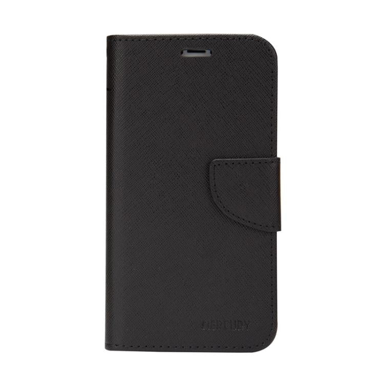 For iPhone 17 Pro Max Mercury Contrast Color Splicing Leather Phone Case