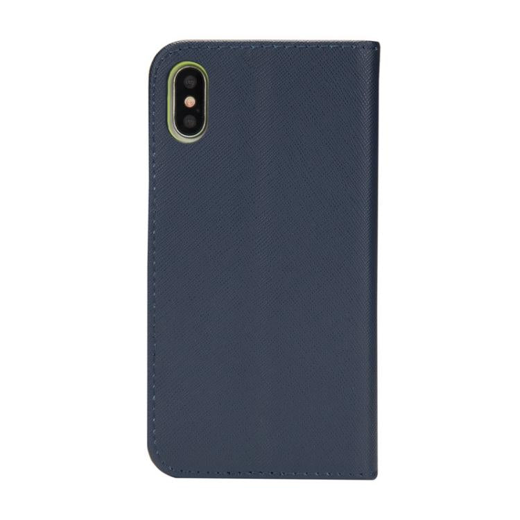 For iPhone 17 Mercury Contrast Color Splicing Leather Phone Case