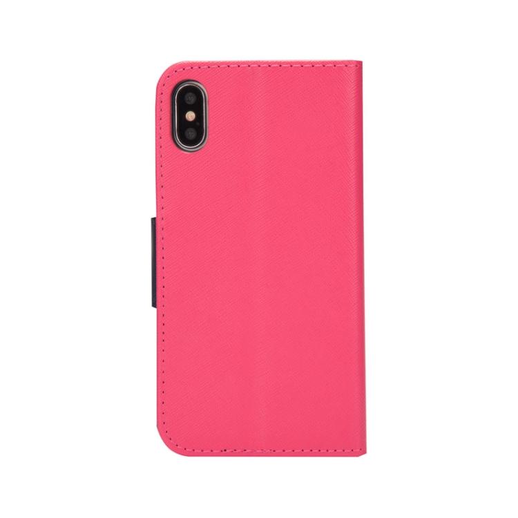 For iPhone Air Mercury Contrast Color Splicing Leather Phone Case