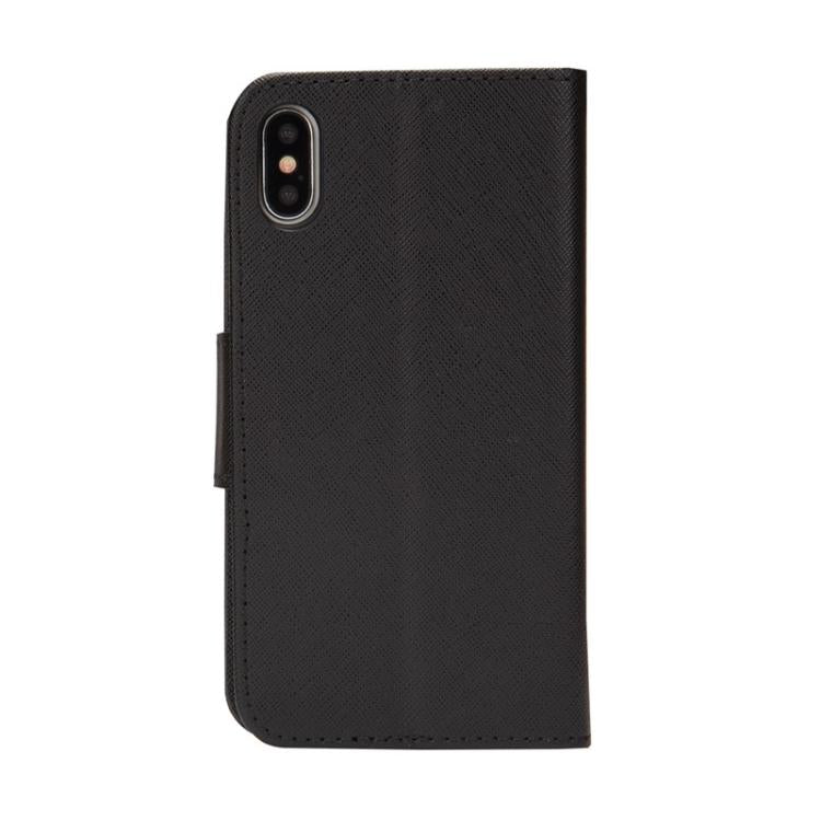 For iPhone 16 Plus Mercury Contrast Color Splicing Leather Phone Case
