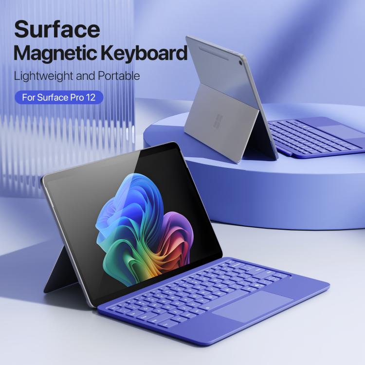 For MicroSoft Surface Pro 12 DUX DUCIS CK Pro Series Smart Magnetic Touchpad Bluetooth Keyboard