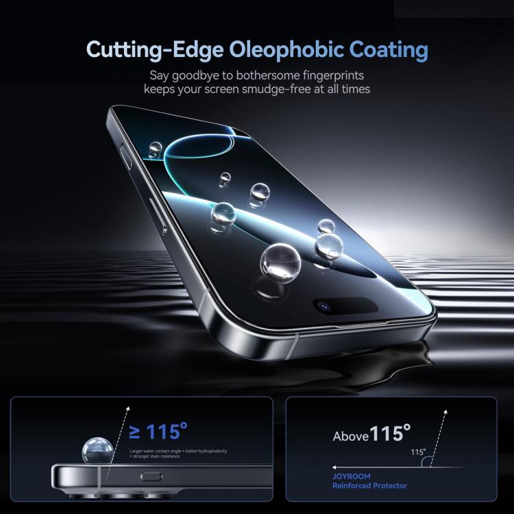 For iPhone Air JOYROOM Knight Series 2.5D Full Screen HD Hard Anti-Scratch Tempered Glass Film