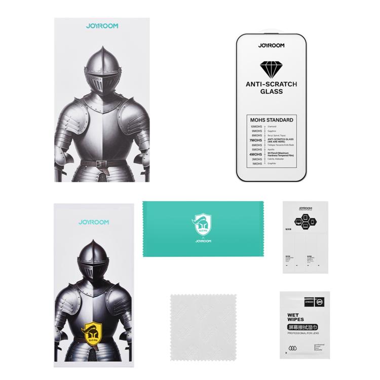 For iPhone 16 Plus JOYROOM Knight Series 2.5D Full Screen HD Hard Anti-Scratch Tempered Glass Film