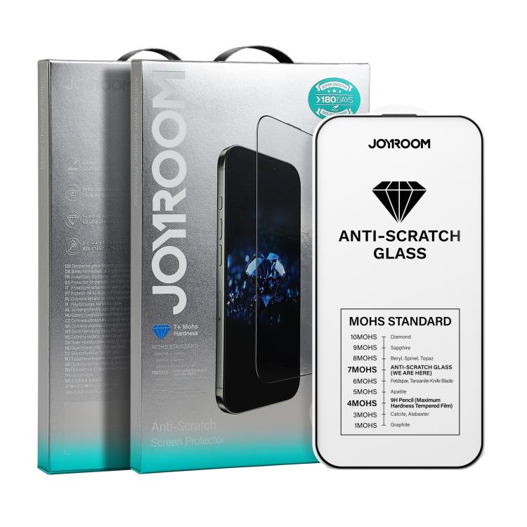 For iPhone 16 Plus JOYROOM Knight Series 2.5D Full Screen HD Hard Anti-Scratch Tempered Glass Film