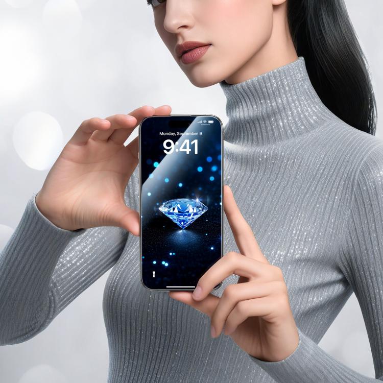 For iPhone 16 Plus JOYROOM Knight Series 2.5D Full Screen HD Hard Anti-Scratch Tempered Glass Film