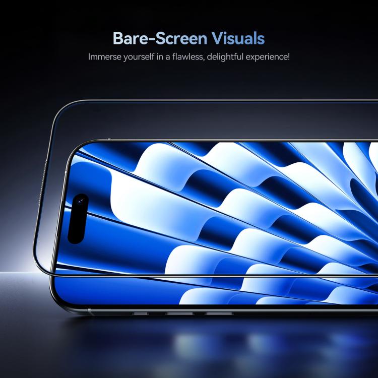 For iPhone 16 JOYROOM Knight Series 2.5D Full Screen HD Hard Anti-Scratch Tempered Glass Film