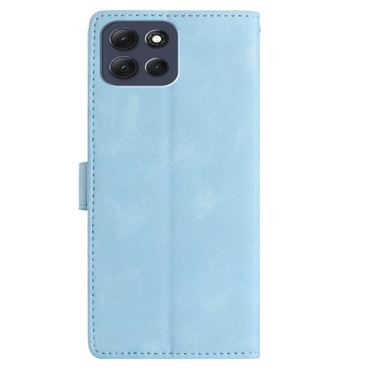 For Motorola Moto G56 5G Rose Flower Embossing Pattern Leather Phone Case