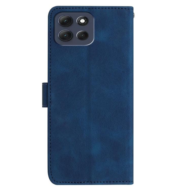 For Motorola Moto G86 5G Rose Flower Embossing Pattern Leather Phone Case