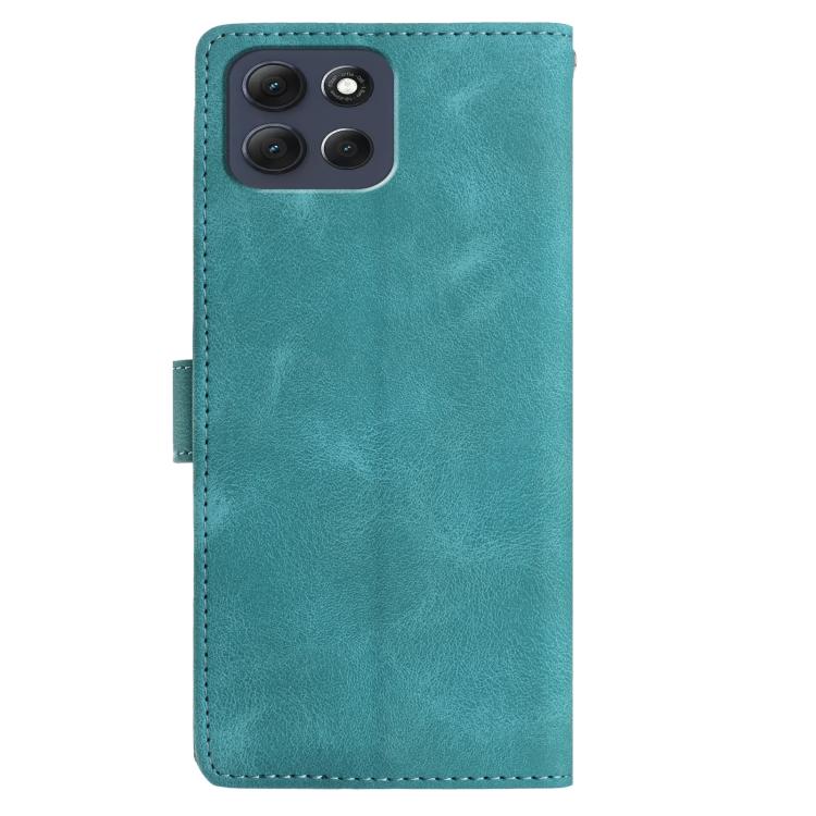 For Motorola Moto G86 5G Rose Flower Embossing Pattern Leather Phone Case
