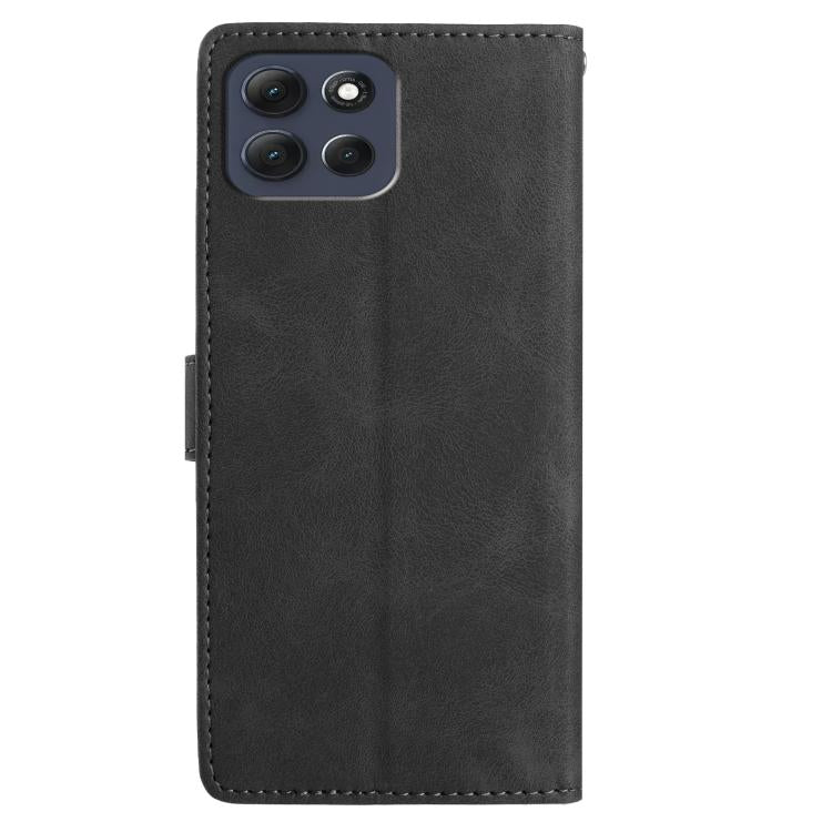 For Motorola Moto G86 Power Rose Flower Embossing Pattern Leather Phone Case
