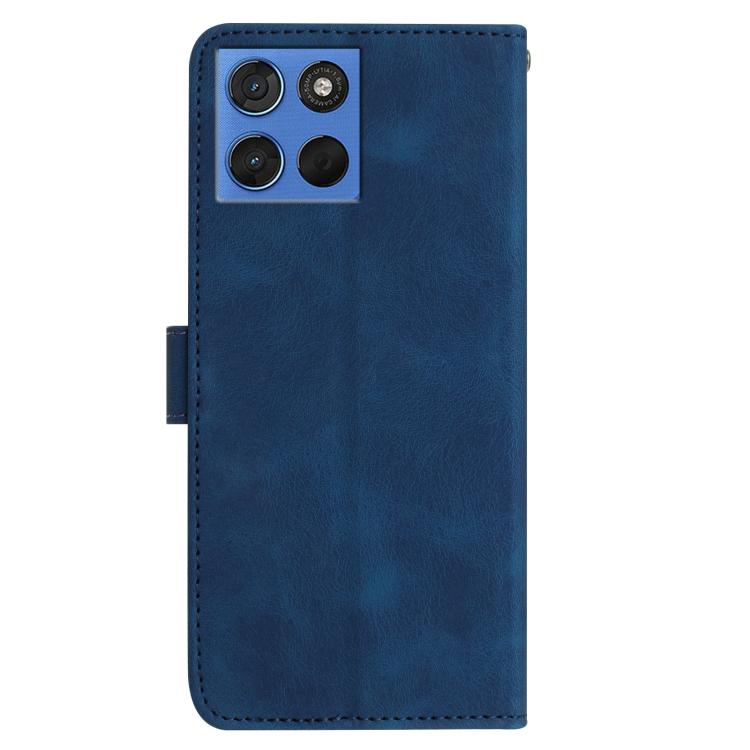 For Motorola Moto G57 5G Rose Flower Embossing Pattern Leather Phone Case