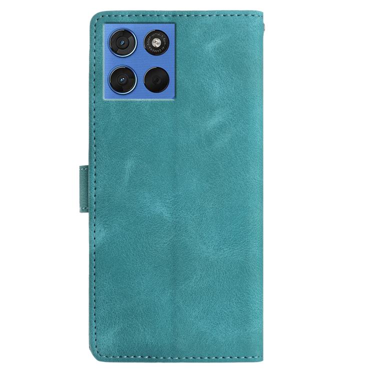 For Motorola Moto G57 5G Rose Flower Embossing Pattern Leather Phone Case