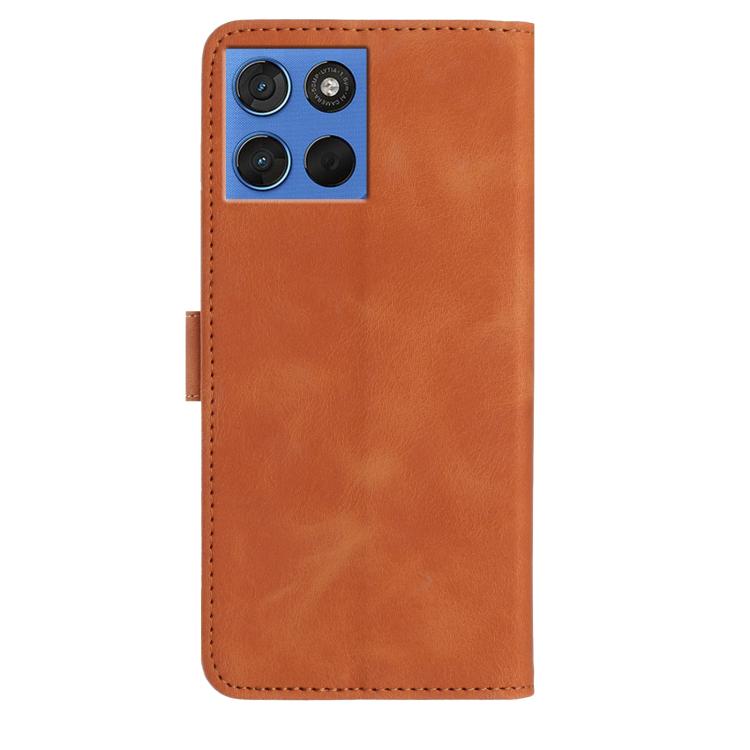 For Motorola Moto G57 5G Rose Flower Embossing Pattern Leather Phone Case