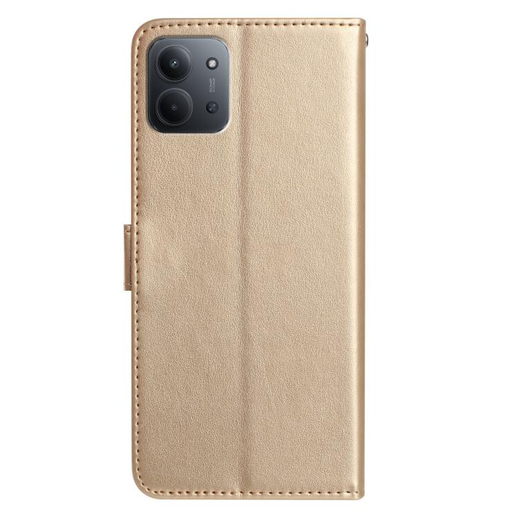 For Redmi 15C 5G/4G EU 173mm/Poco C85 5G Rose Flower Embossing Pattern Leather Phone Case