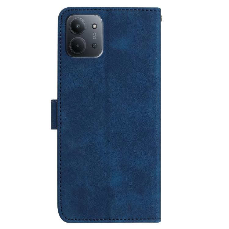 For Redmi 15C 5G/4G EU 173mm/Poco C85 5G Rose Flower Embossing Pattern Leather Phone Case