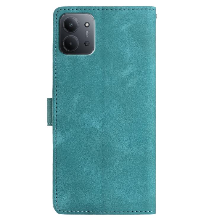 For Redmi 15C 5G/4G EU 173mm/Poco C85 5G Rose Flower Embossing Pattern Leather Phone Case