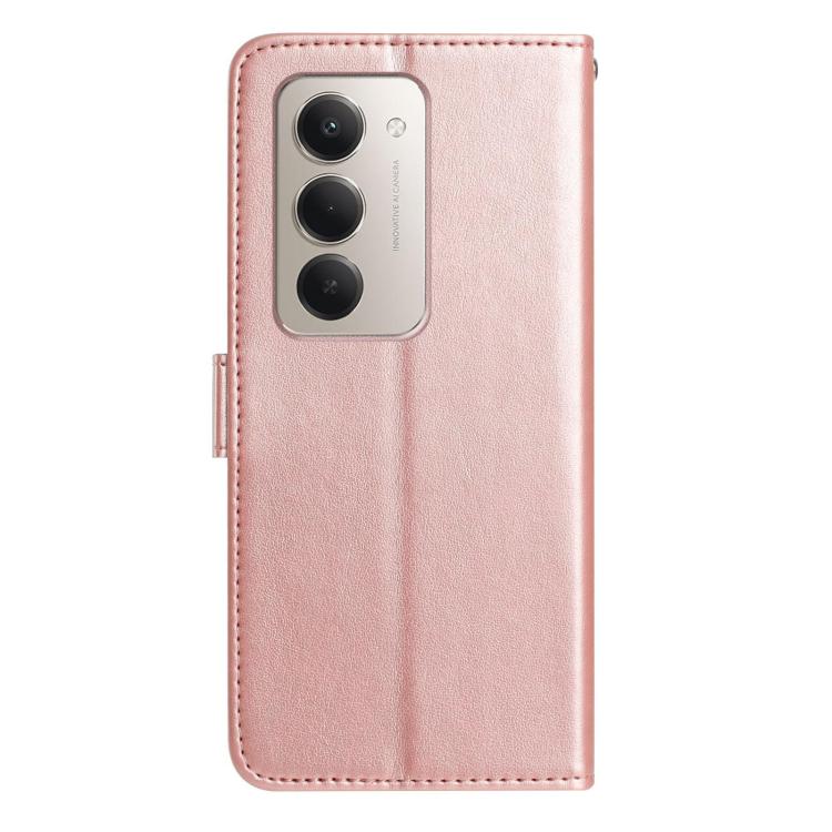 For Redmi 15 5G / 4G EU 171mm Rose Flower Embossing Pattern Leather Phone Case