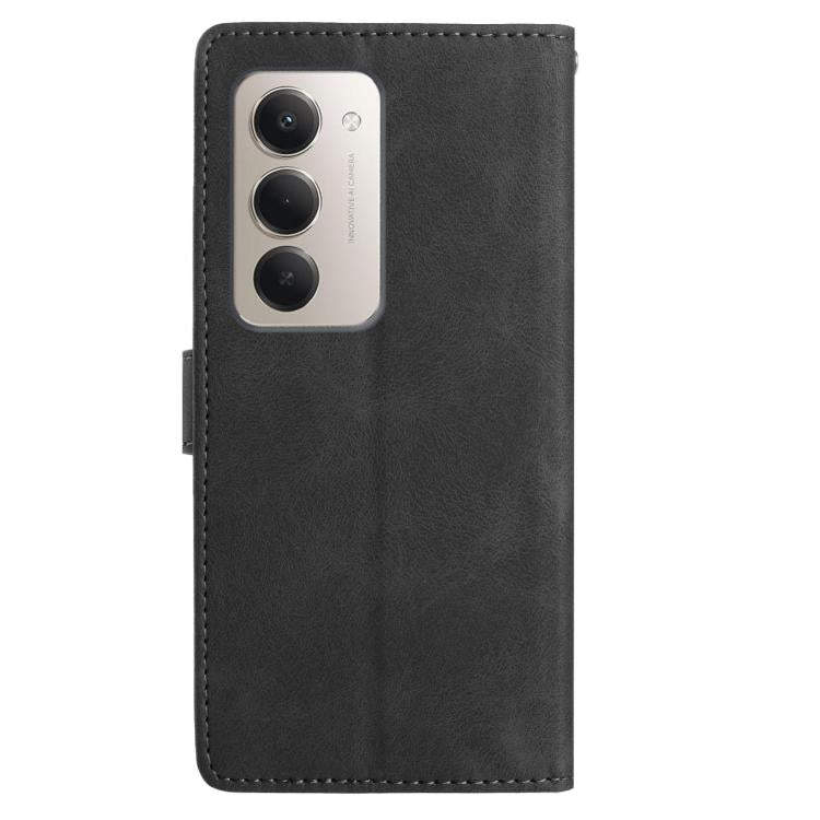 For Redmi 15 5G / 4G EU 171mm Rose Flower Embossing Pattern Leather Phone Case