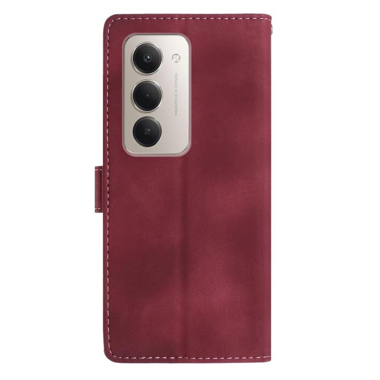 For Redmi 15 5G / 4G EU 171mm Rose Flower Embossing Pattern Leather Phone Case