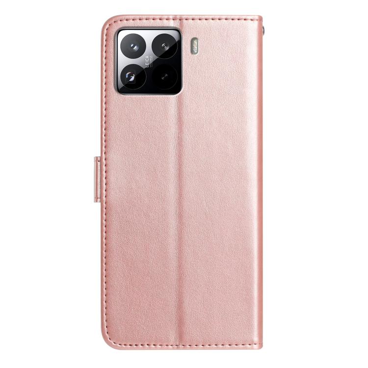 For Redmi 15T Pro 5G Rose Flower Embossing Pattern Leather Phone Case