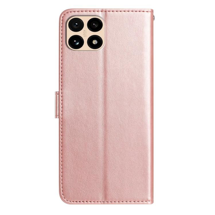 For Redmi 15T 5G Rose Flower Embossing Pattern Leather Phone Case