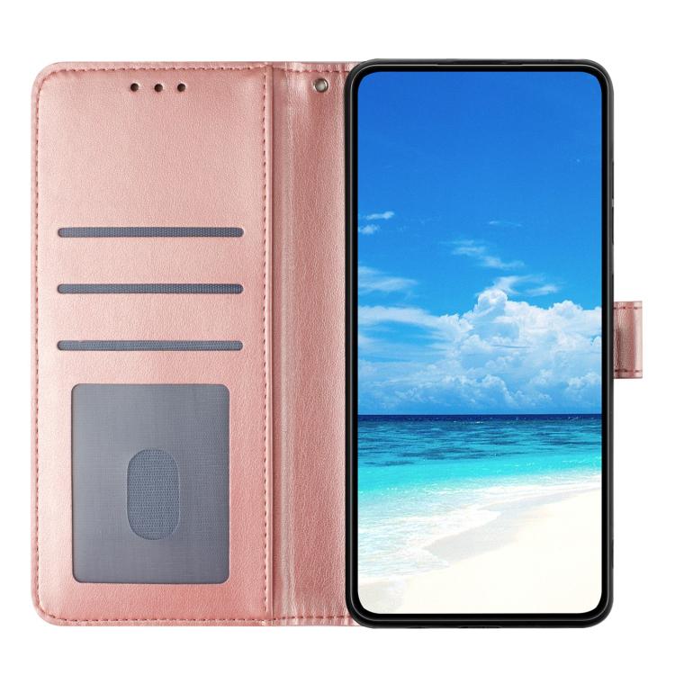 For Redmi K90/Poco F8 Pro Rose Flower Embossing Pattern Leather Phone Case