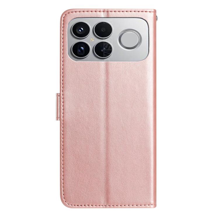 For Redmi K90 Pro Max/Poco F8 Ultra Rose Flower Embossing Pattern Leather Phone Case