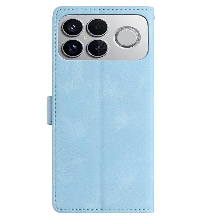 For Redmi K90 Pro Max/Poco F8 Ultra Rose Flower Embossing Pattern Leather Phone Case