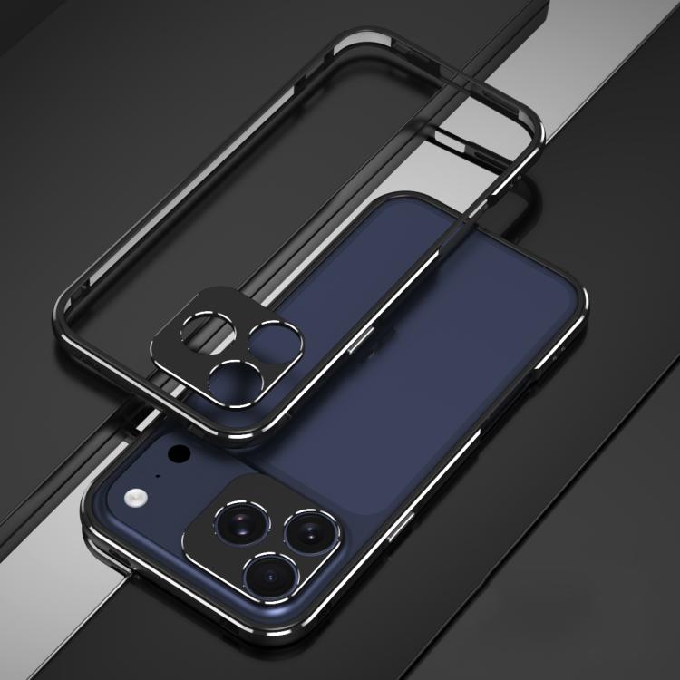For iPhone 17 Pro Max Aurora Series Lens Protector + Metal Frame Phone Case