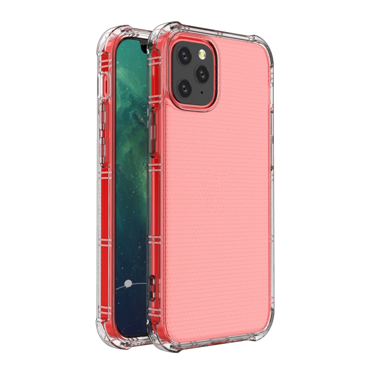 For iPhone 12 mini Straight Edge Dual Bone-bits Shockproof TPU Clear Case