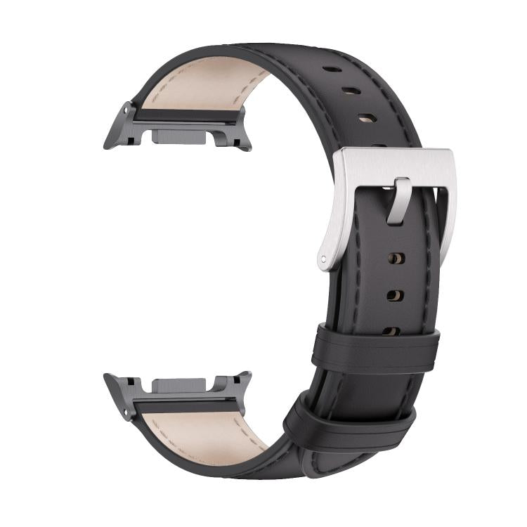 For Samsung Galaxy Watch8 / Watch8 Classic MIJOBS Genuine Leather Cowhide Watch Band