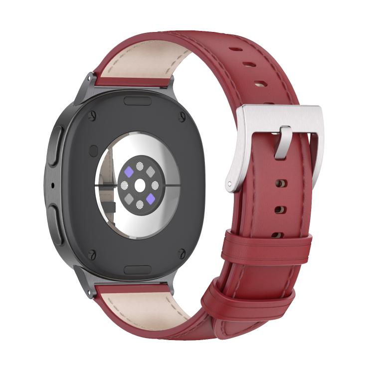 For Samsung Galaxy Watch8 / Watch8 Classic MIJOBS Genuine Leather Cowhide Watch Band