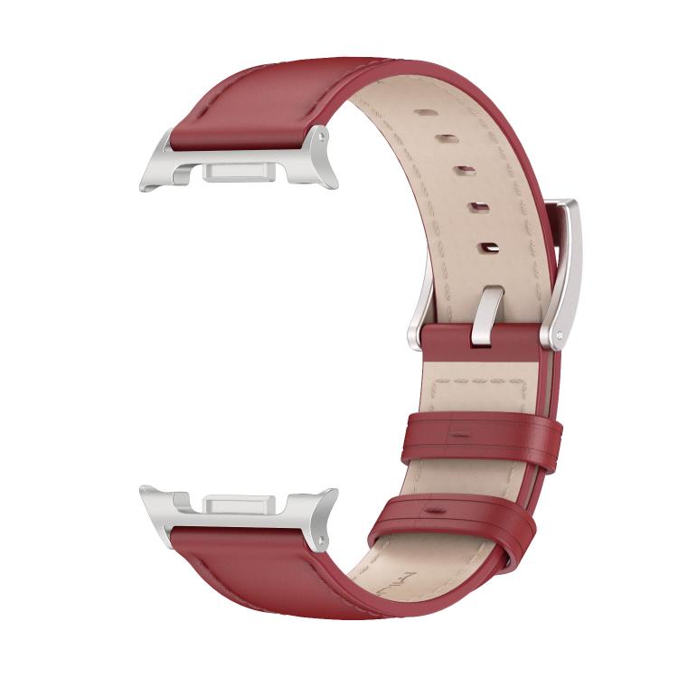 For Samsung Galaxy Watch8 / Watch8 Classic MIJOBS Genuine Leather Cowhide Watch Band