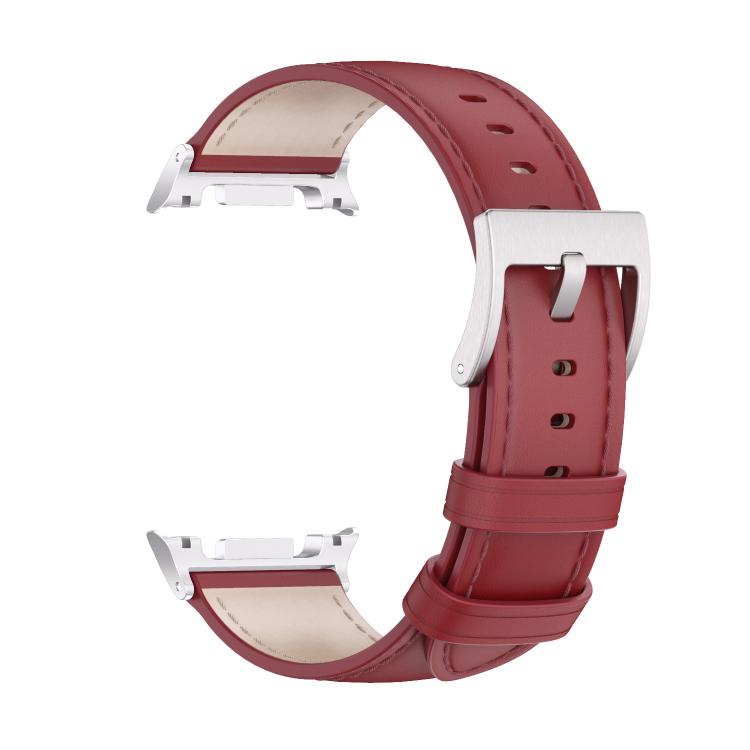 For Samsung Galaxy Watch8 / Watch8 Classic MIJOBS Genuine Leather Cowhide Watch Band