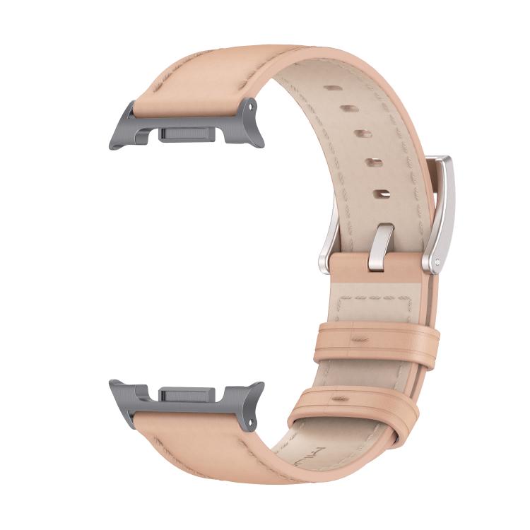 For Samsung Galaxy Watch8 / Watch8 Classic MIJOBS Genuine Leather Cowhide Watch Band