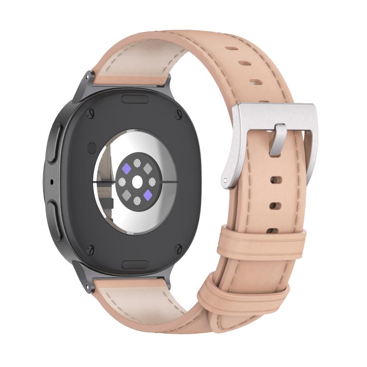 For Samsung Galaxy Watch8 / Watch8 Classic MIJOBS Genuine Leather Cowhide Watch Band