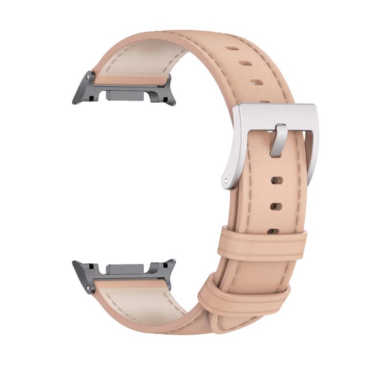 For Samsung Galaxy Watch8 / Watch8 Classic MIJOBS Genuine Leather Cowhide Watch Band