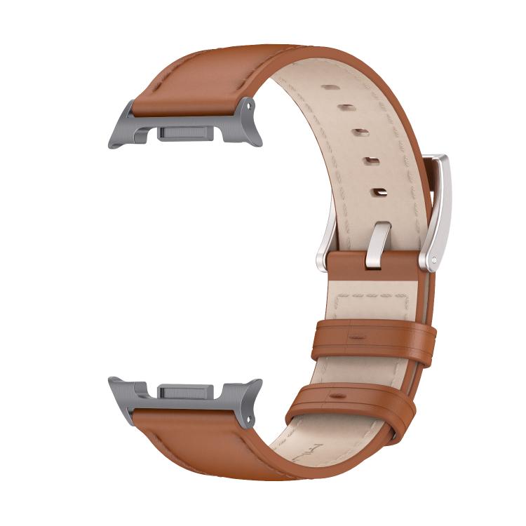 For Samsung Galaxy Watch8 / Watch8 Classic MIJOBS Genuine Leather Cowhide Watch Band