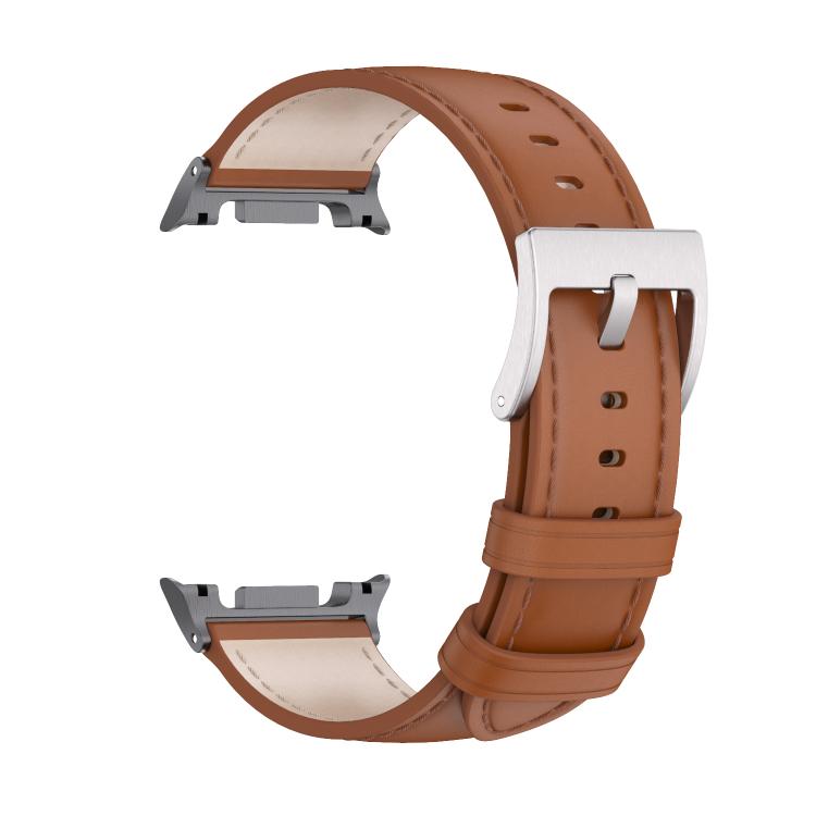 For Samsung Galaxy Watch8 / Watch8 Classic MIJOBS Genuine Leather Cowhide Watch Band