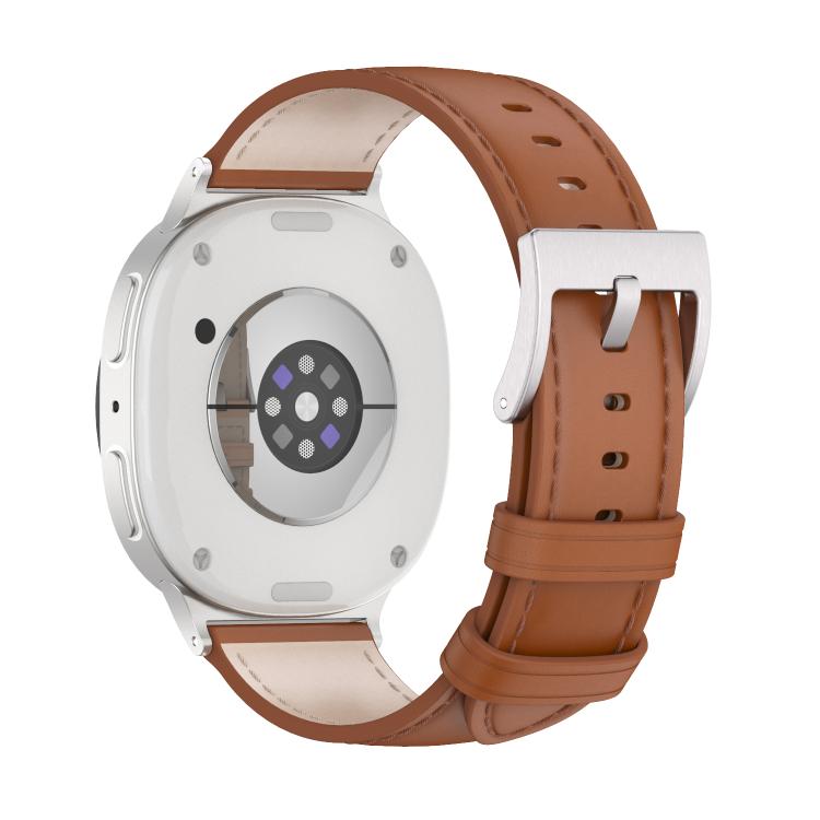 For Samsung Galaxy Watch8 / Watch8 Classic MIJOBS Genuine Leather Cowhide Watch Band
