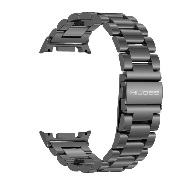 For Samsung Galaxy Watch8 / Watch8 Classic MIJOBS Three Beads Stainless Steel Watch Band