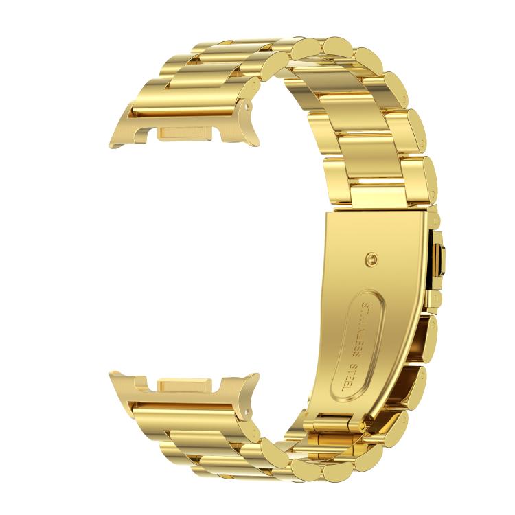 For Samsung Galaxy Watch8 / Watch8 Classic MIJOBS Three Beads Stainless Steel Watch Band